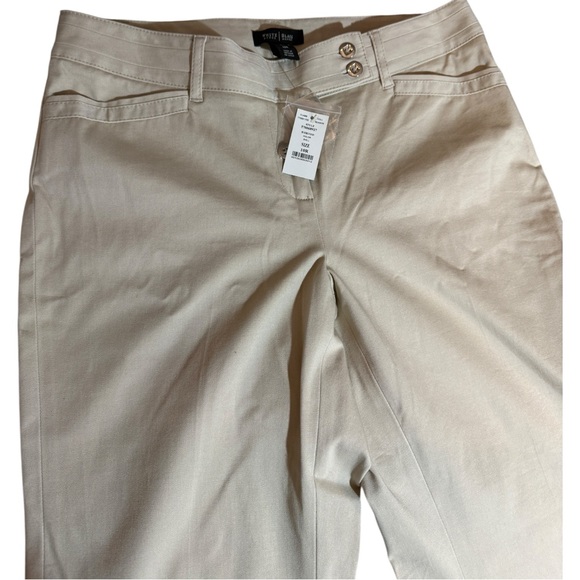 White House Black Market Pants - White House Black Market Beige Modern Boot Trouser Pants, size 10R